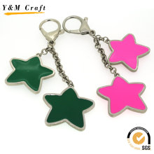 Unique Design Zinc Alloy Metal Key Ring with Custom Logo